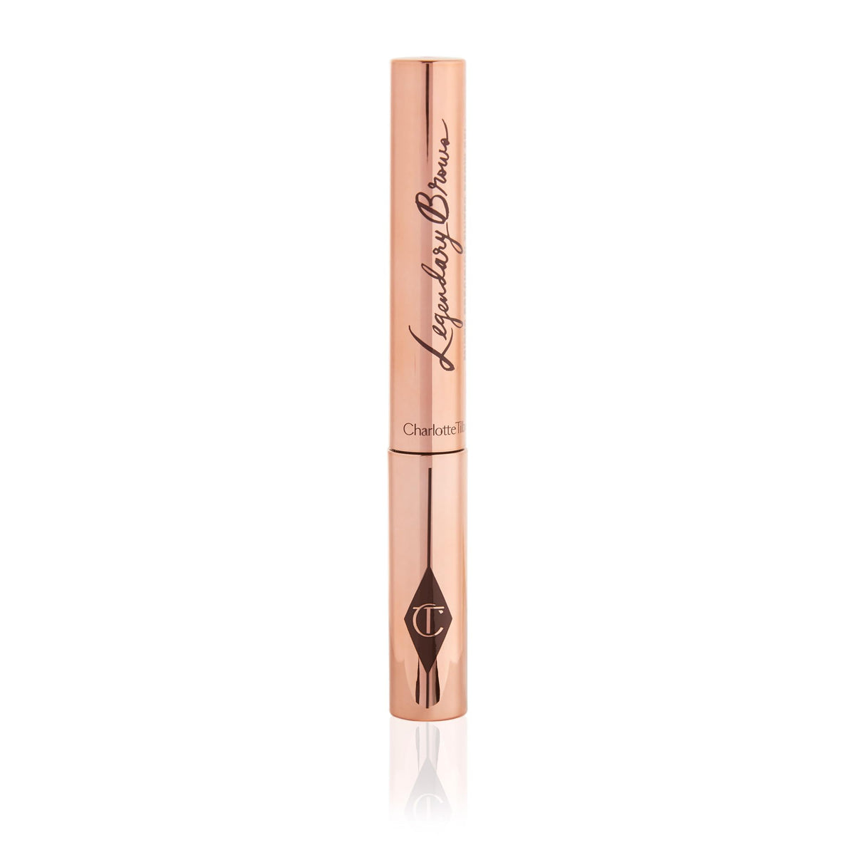 Application demo of Charlotte Tilbury Legendary Brows feathering brows for lift