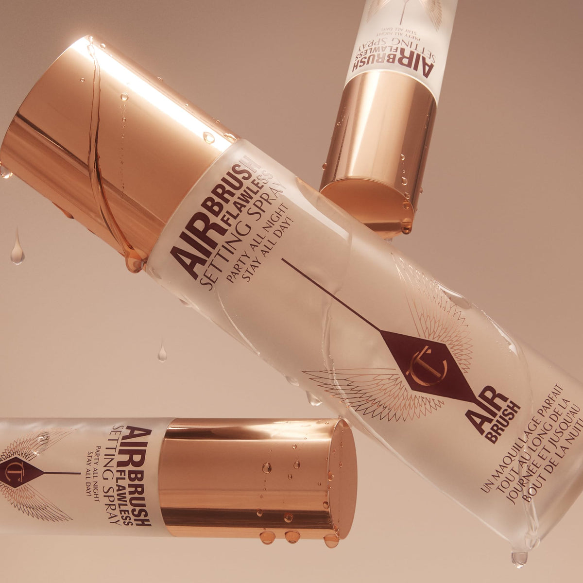 Charlotte Tilbury before and after on face illustrating blurred-pores benefit
