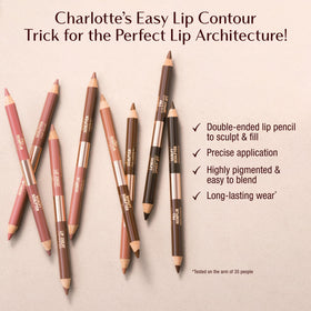 Charlotte Tilbury creamy fill shade swatch showing smooth texture and natural nude coverage