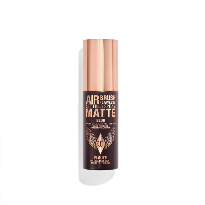 Charlotte Tilbury bottle front packaging showing matte setting spray for longwear