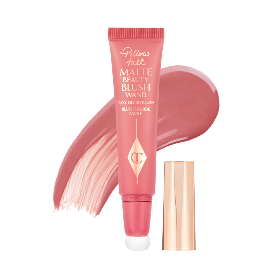 Charlotte Tilbury front packaging showing compact blush wand and brand