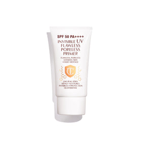 Charlotte Tilbury front packaging showing sleek bottle and SPF benefit