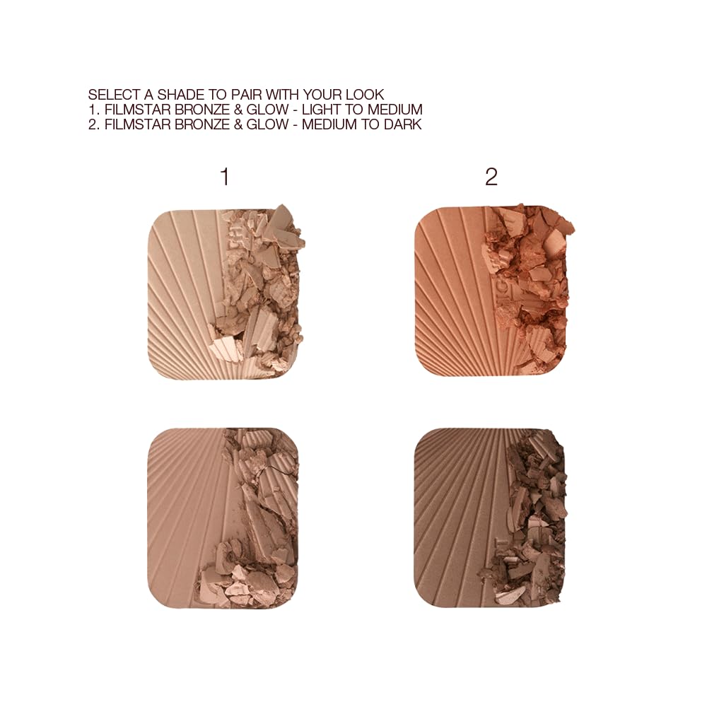Charlotte Tilbury palette on vanity styled with brushes for everyday beauty routine