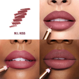 Charlotte Tilbury close-up of pencil tip for precise lining and smooth glide benefit