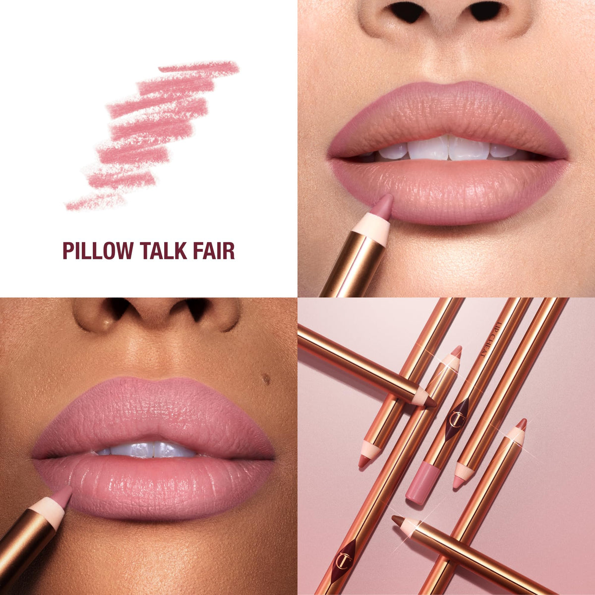 Charlotte Tilbury closeup of pencil tip highlighting creamy texture and precise lining benefit