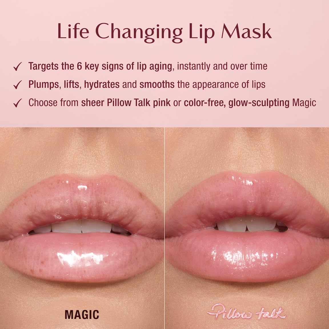 Charlotte Tilbury close-up of balm texture demonstrating creamy hydration