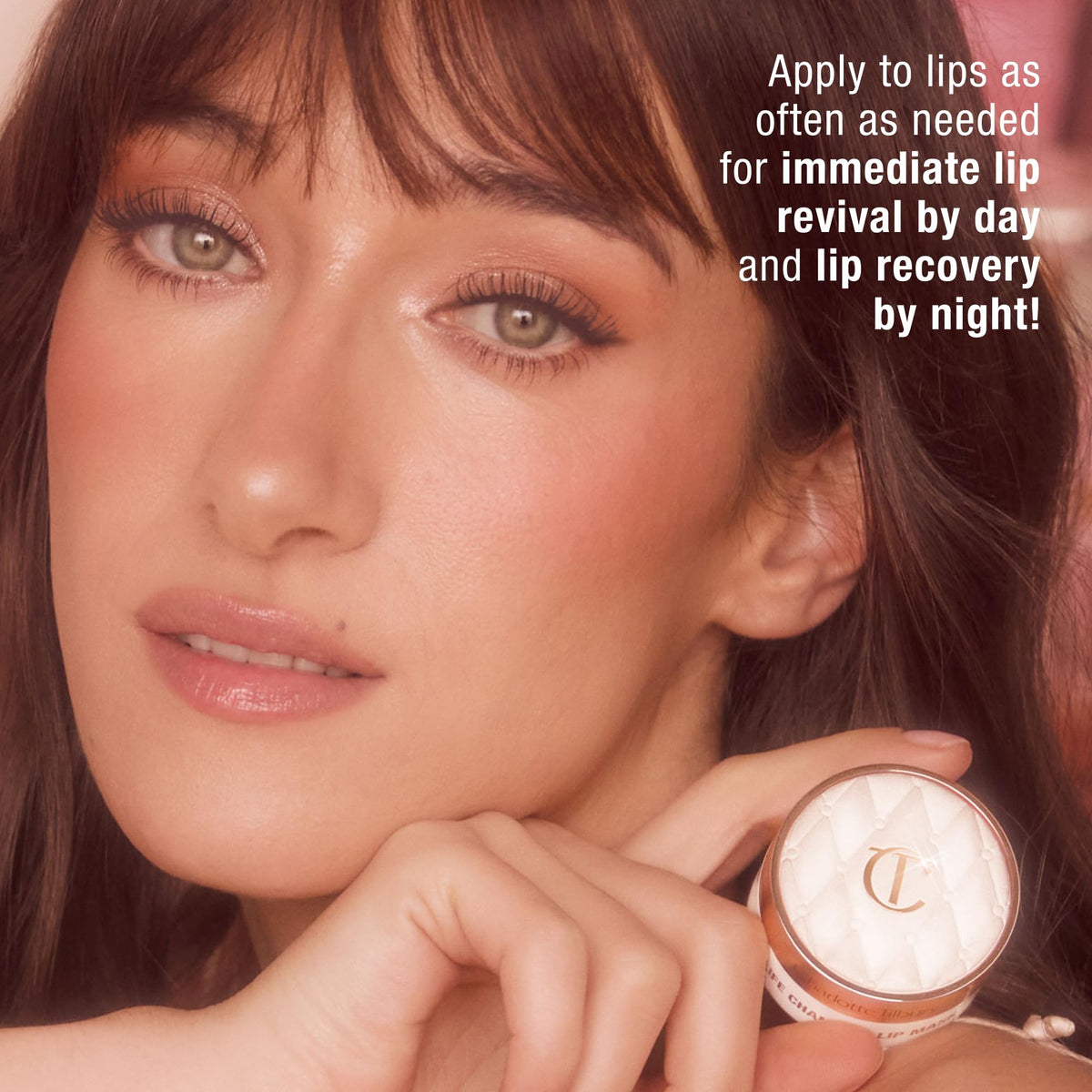 Charlotte Tilbury application under lipstick to improve pigment and wear