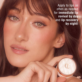 Charlotte Tilbury application under lipstick to improve pigment and wear