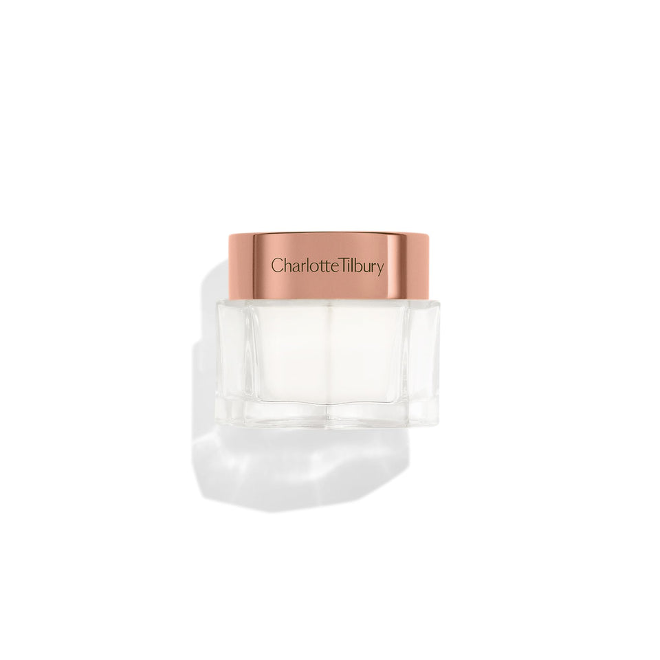 Charlotte Tilbury jar front view showcasing premium packaging and instant hydration benefit