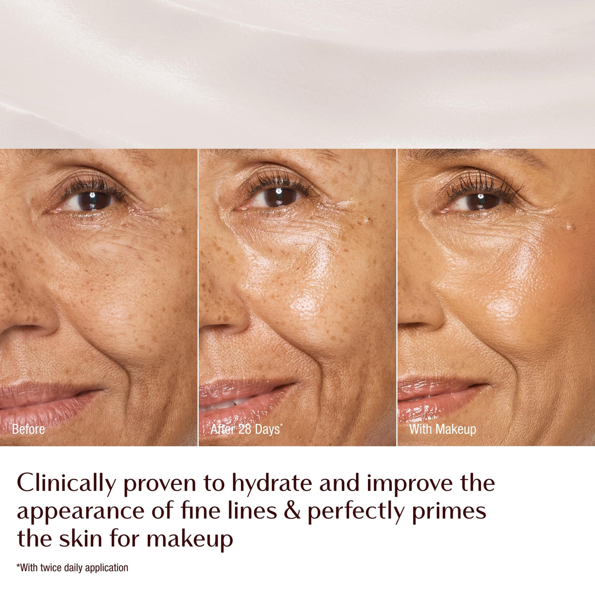 Charlotte Tilbury on vanity in lifestyle scene suggesting daily routine ease
