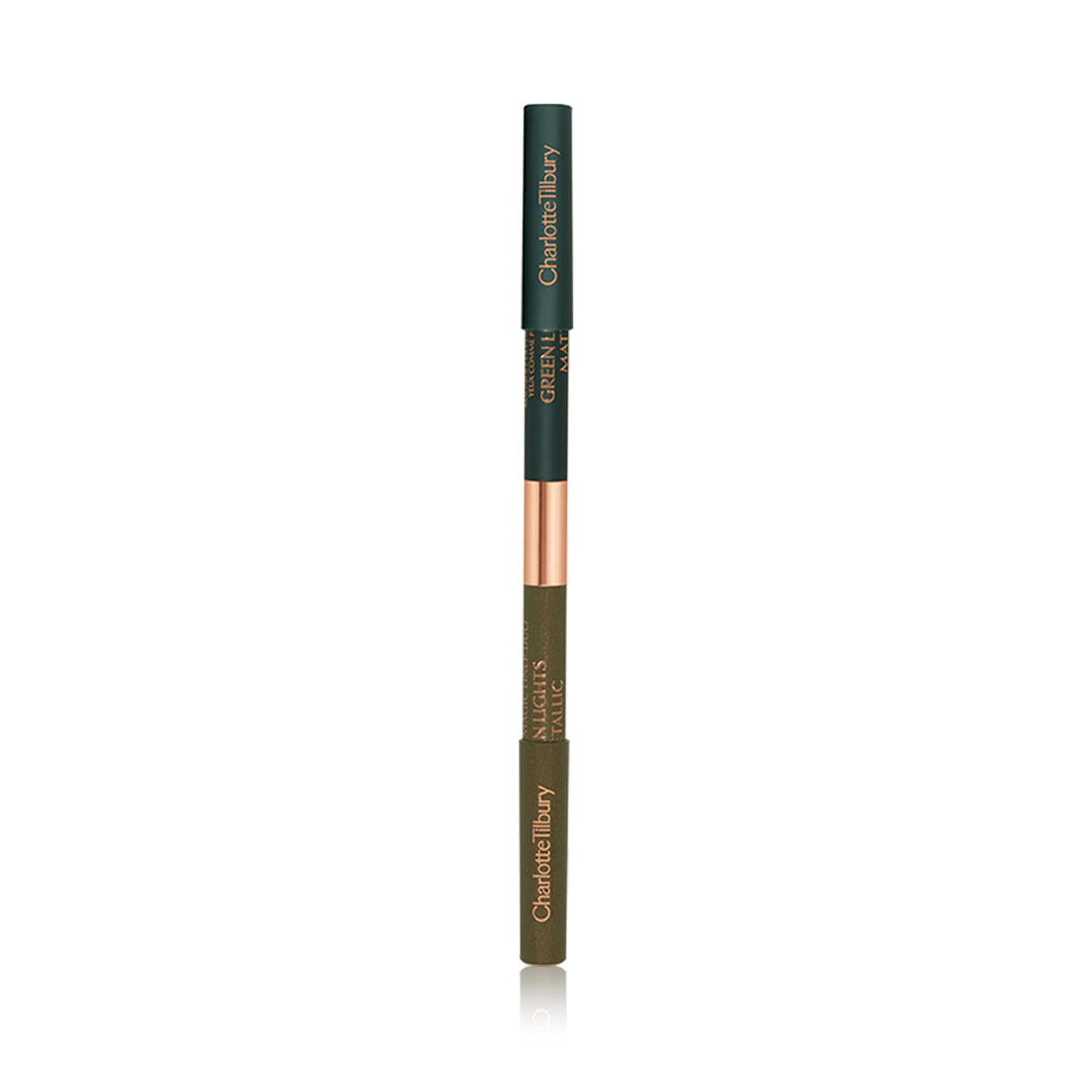 Charlotte Tilbury pencil held in hand for size and scale and easy application