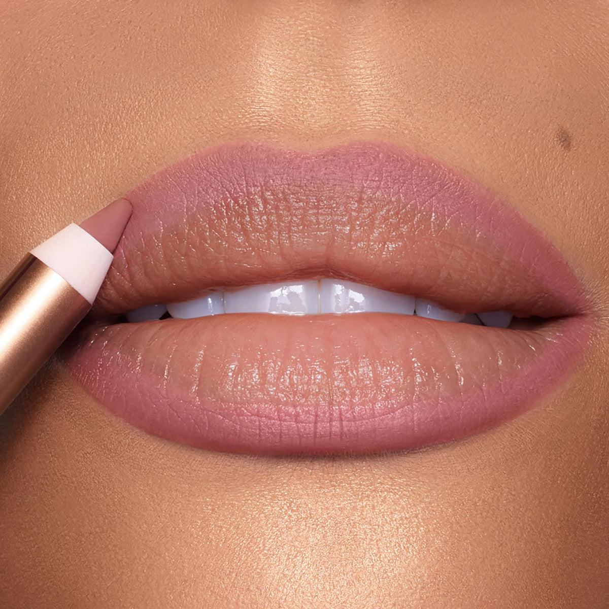 Charlotte Tilbury pencil in use application step for precise shaping
