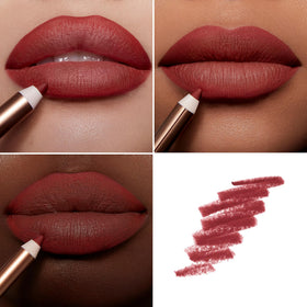 Charlotte Tilbury pencil tip close-up showing creamy texture for smooth application