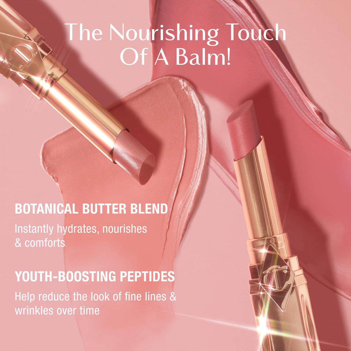 Charlotte Tilbury cheek application showing multiuse tint for coordinated blush