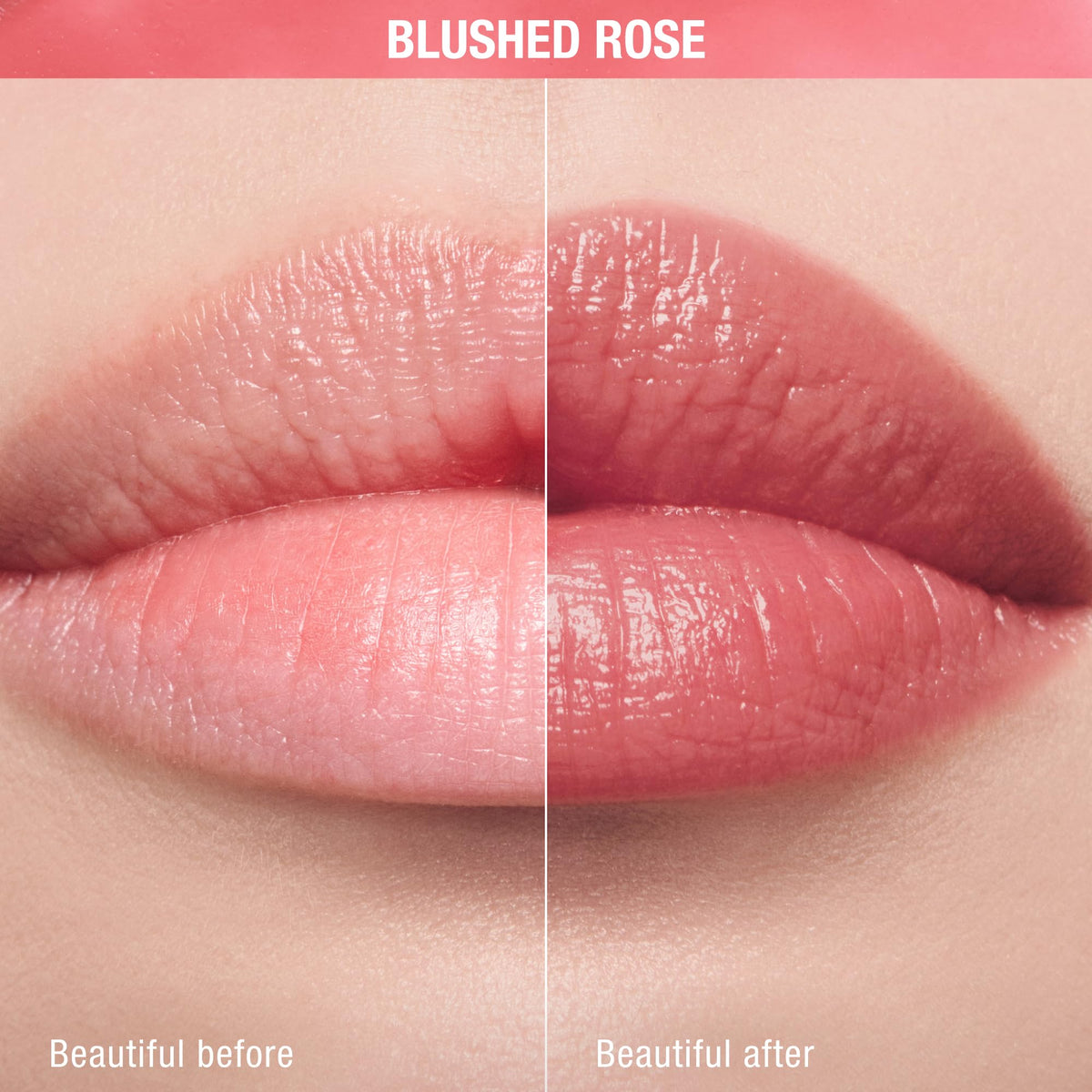 Charlotte Tilbury balm twist-up stick open to reveal creamy tinted tip for effortless application