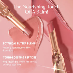 Charlotte Tilbury creamy texture close-up illustrating nourishing balm feel