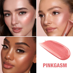 Charlotte Tilbury Pinkgasm cushion applicator close-up dispenses precise product for controlled glow