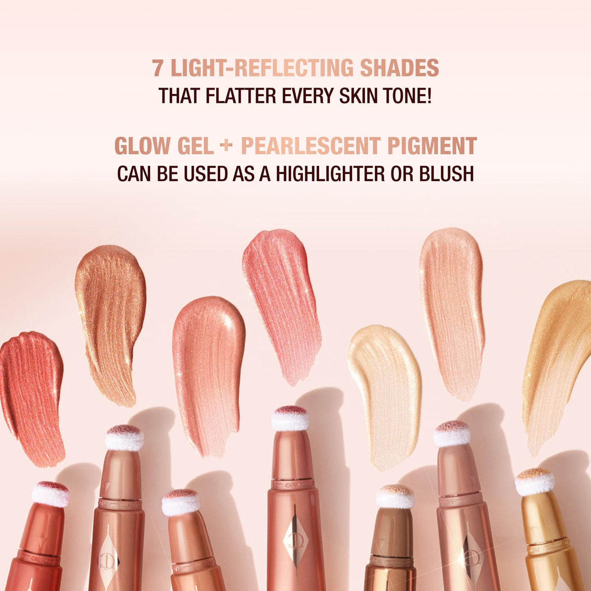 Charlotte Tilbury Pinkgasm inside a makeup bag in lifestyle scene for on-the-go touch-ups