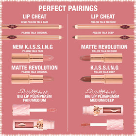 Charlotte Tilbury open tube angled to show product level and glossy formula benefit