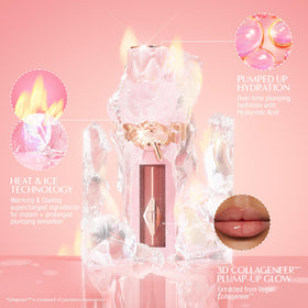 Charlotte Tilbury texture swirled on surface highlighting hydrating gloss and smoothness