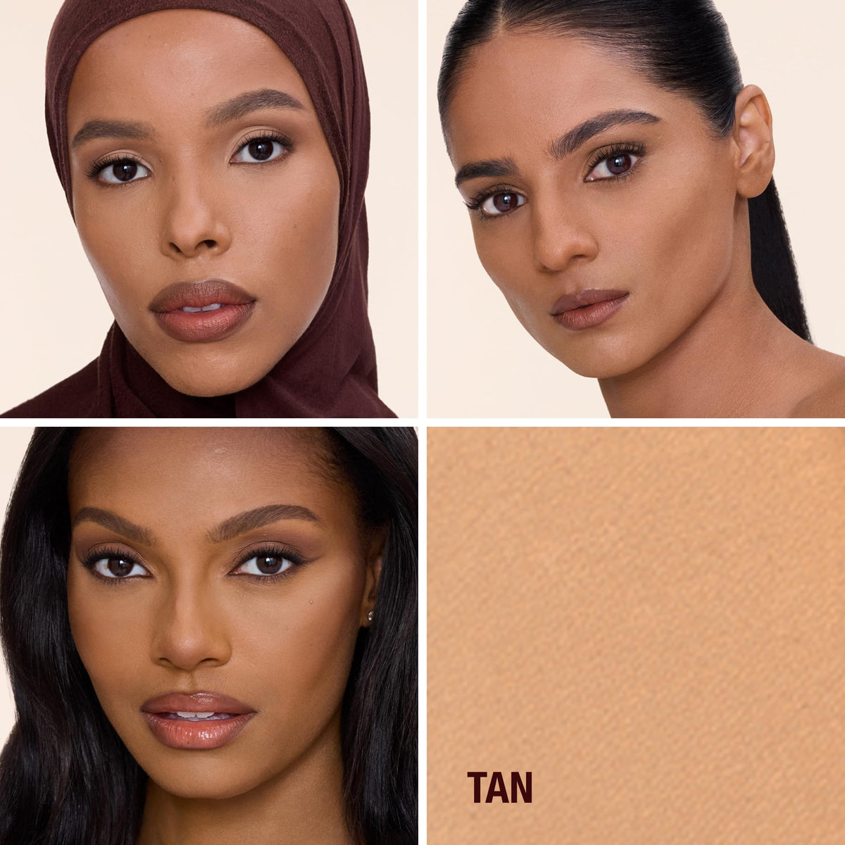 Charlotte Tilbury micro‑milled powder texture closeup blurs pores visibly