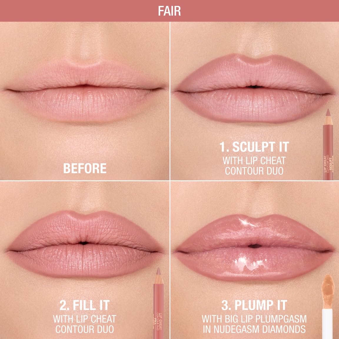 Charlotte Tilbury close-up of sculpt shade tip highlighting precise edge definition and shadow effect