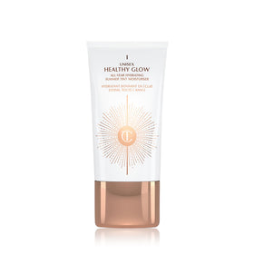 Charlotte Tilbury front packaging showing tube and branding, highlights portability and luxury