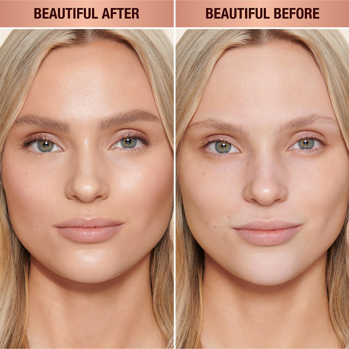 Charlotte Tilbury texture close-up showing creamy tint consistency and smooth blendability