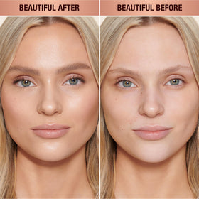 Charlotte Tilbury texture close-up showing creamy tint consistency and smooth blendability
