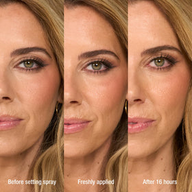 Charlotte Tilbury nozzle detail showing precision pump for consistent fine mist