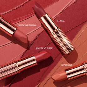 Charlotte Tilbury creamy texture detail of formula indicating comfortable matte finish