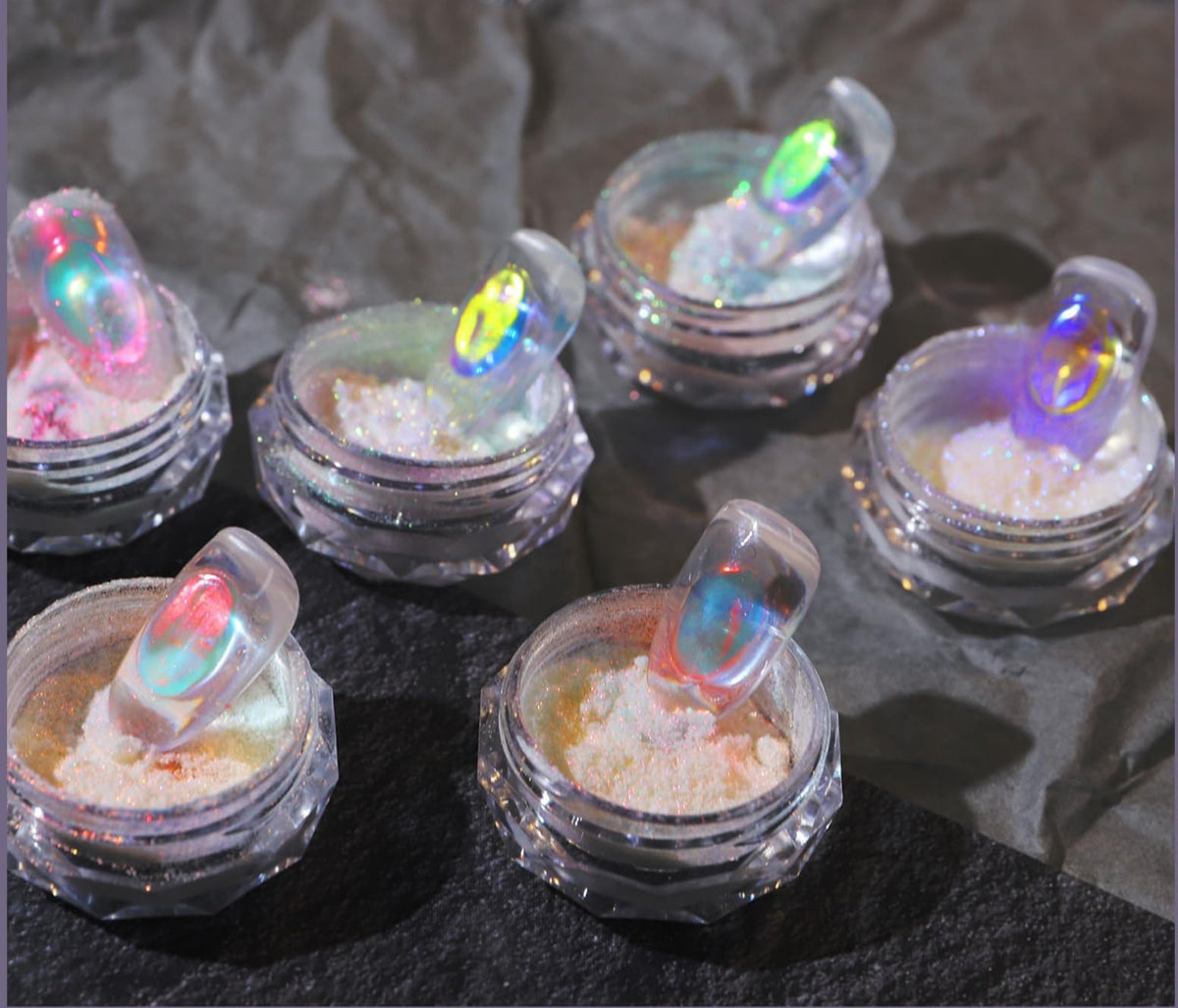 CHARMING MAY double-ended sponge applicator detail enabling precise powder application