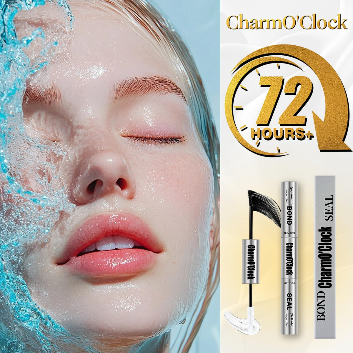 CHARMO'CLOCK seal tip close-up showing fine applicator for smooth finish