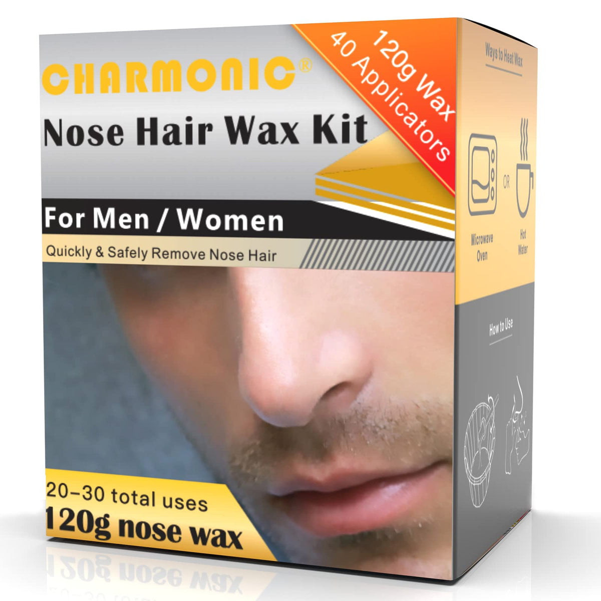 Charmonic front packaging showing kit contents and benefits
