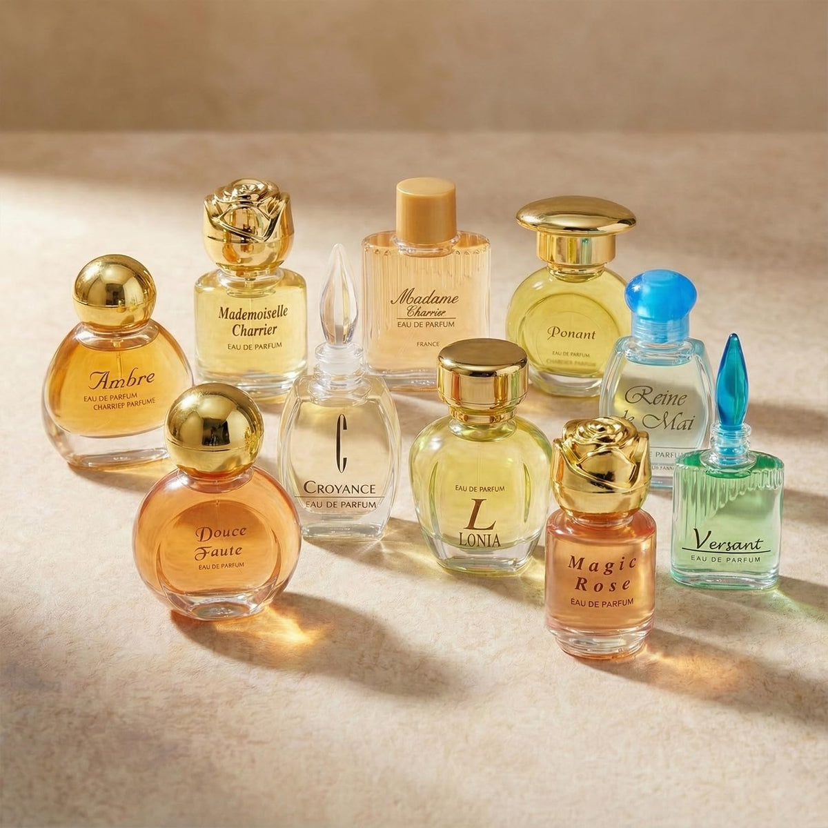 Charrier Parfums spray applied on wrist showing real-use testing and scent discovery benefit