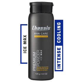 Chassis Ice Max front bottle showing label and cooling branding for clear product identity