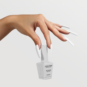 Chaun Legend bottle open with brush showing easy application and precise control