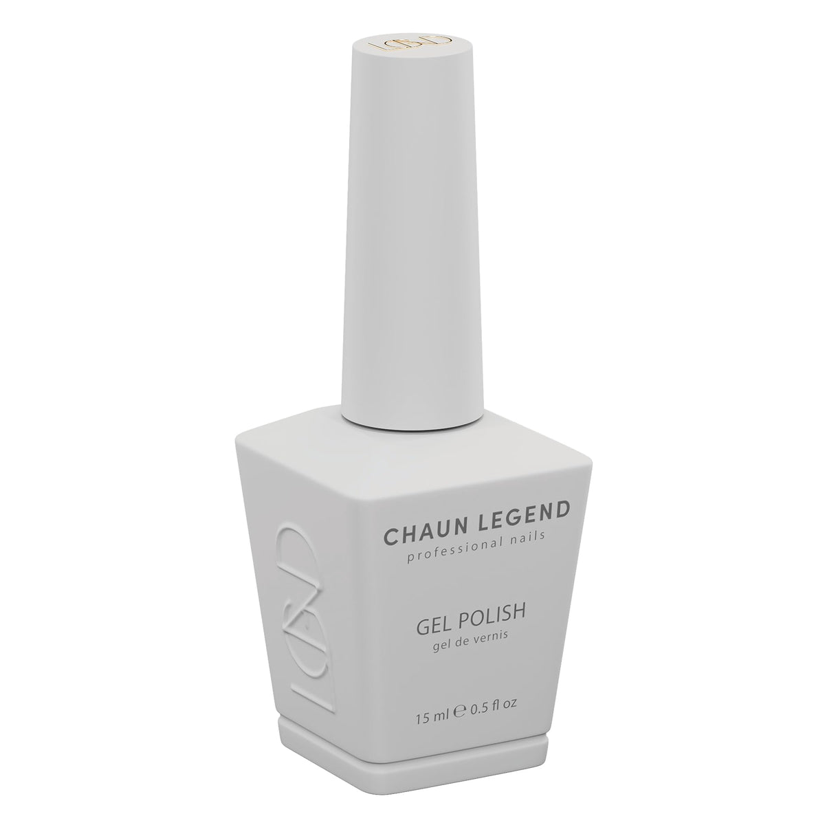 Chaun Legend front bottle of LG5032 showing creamy white color and professional finish