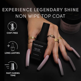 Chaun Legend close-up texture of cured top coat highlighting smooth gloss
