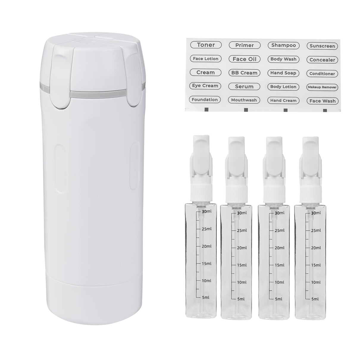 chefensty top fill ports and push-down nozzles for controlled dispensing