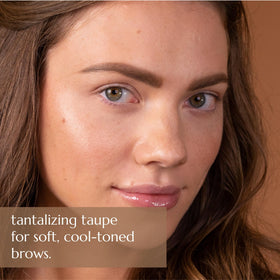 Chella texture stroke on skin showing buildable taupe pigment and natural finish