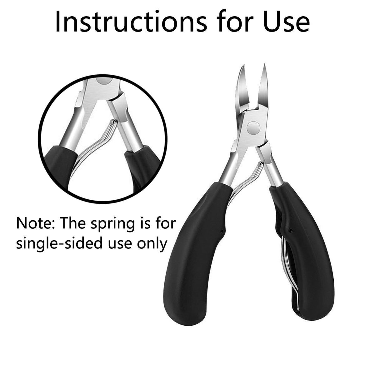 CHEMAILON clipper handle detail with non-slip grip for safer trimming