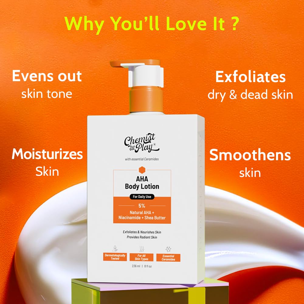 Chemist at Play texture close-up highlighting creamy lotion and smooth absorption