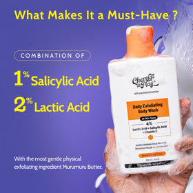 Chemist at Play pump dispensing wash into hand to demonstrate easy, mess-free application