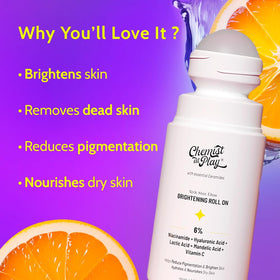 Chemist at Play roller ball applicator close-up for precise, mess-free serum delivery