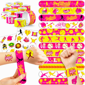 Cherisnowy front packaging showing the complete softball set and contents for parties