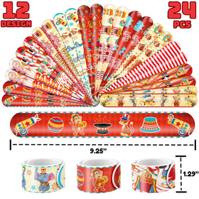 Cherisnowy assortment of slap bracelets in bright colors, durable and comfortable wear