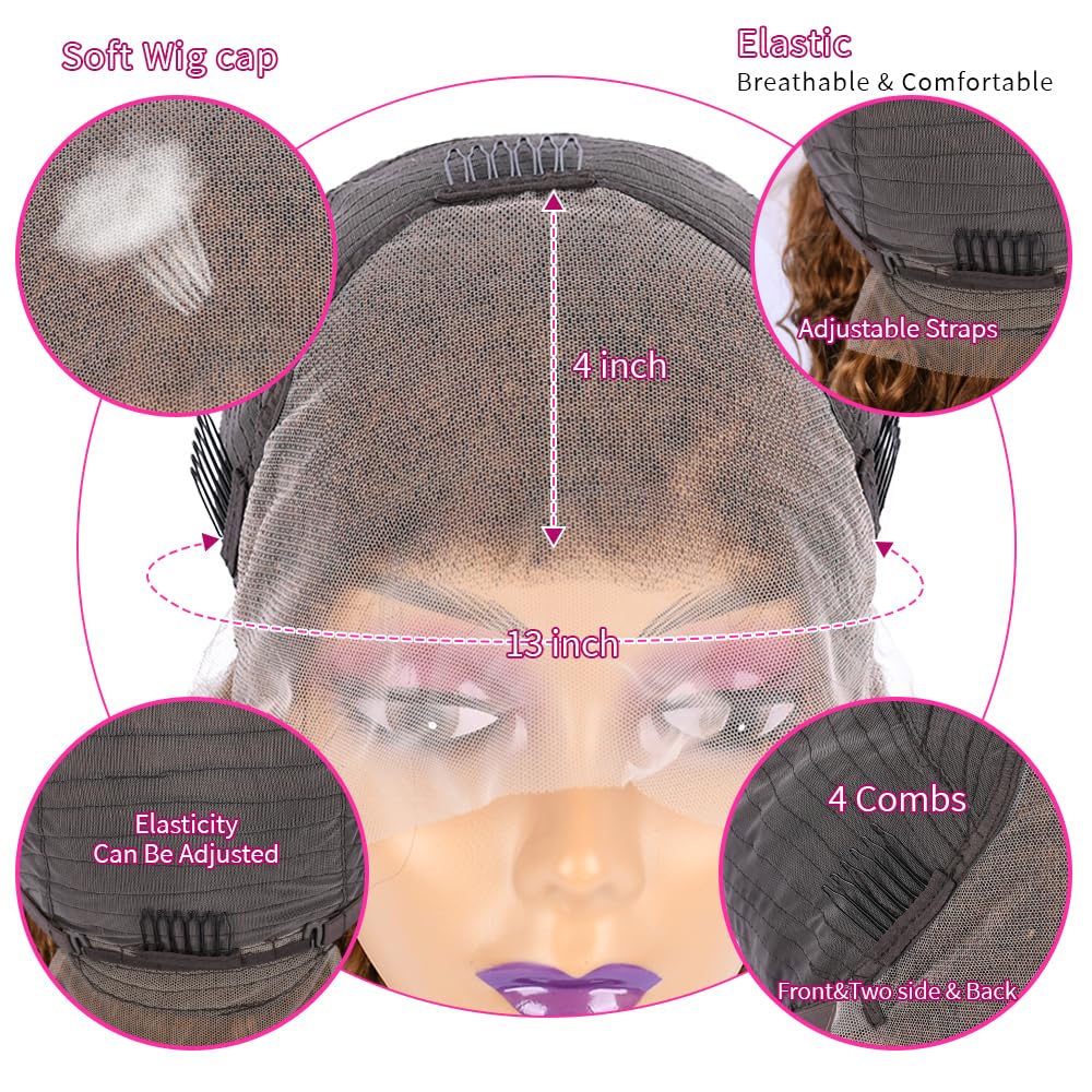 Chesma wig cap interior with elastic straps and combs for secure comfortable fit benefit