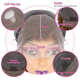 Chesma wig cap interior with elastic straps and combs for secure comfortable fit benefit