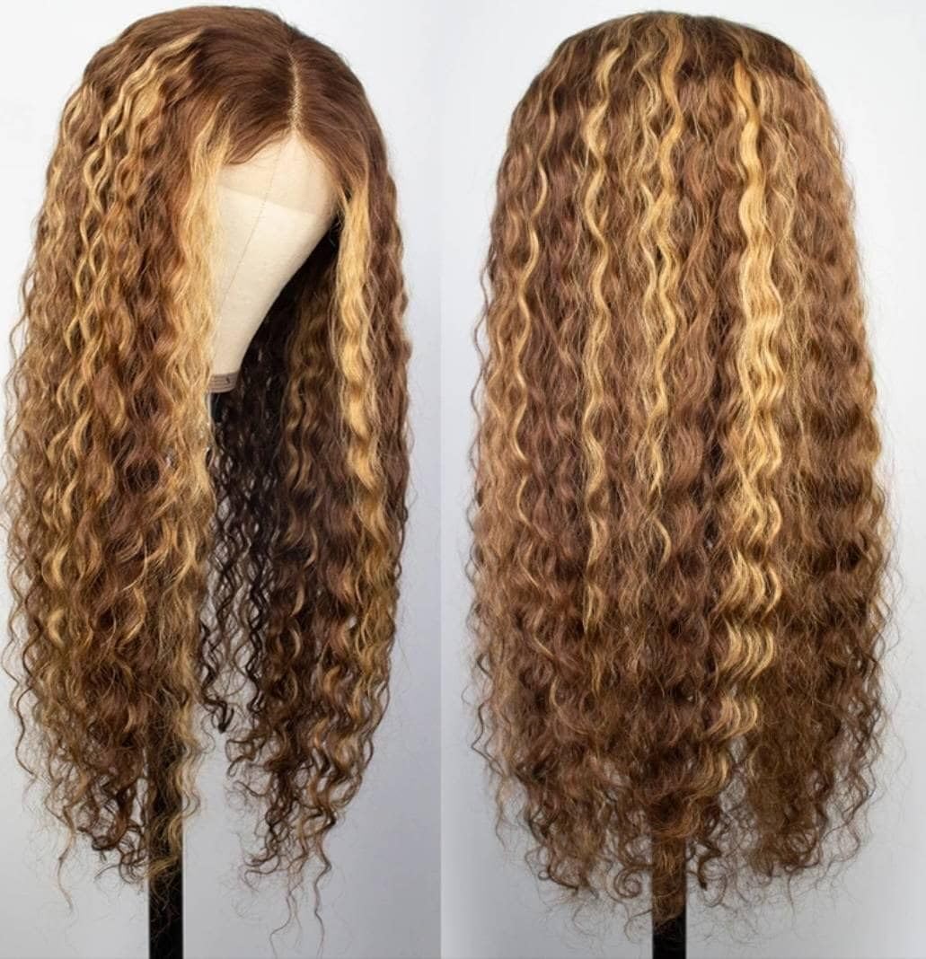 Chesma close-up of 13x4 HD lace frontal highlighting realistic hairline benefit